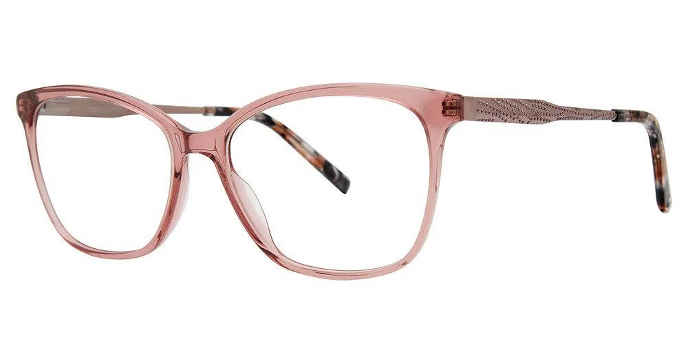 Daisy Fuentes DFLRaquel Eyeglasses - Mauve - view 3